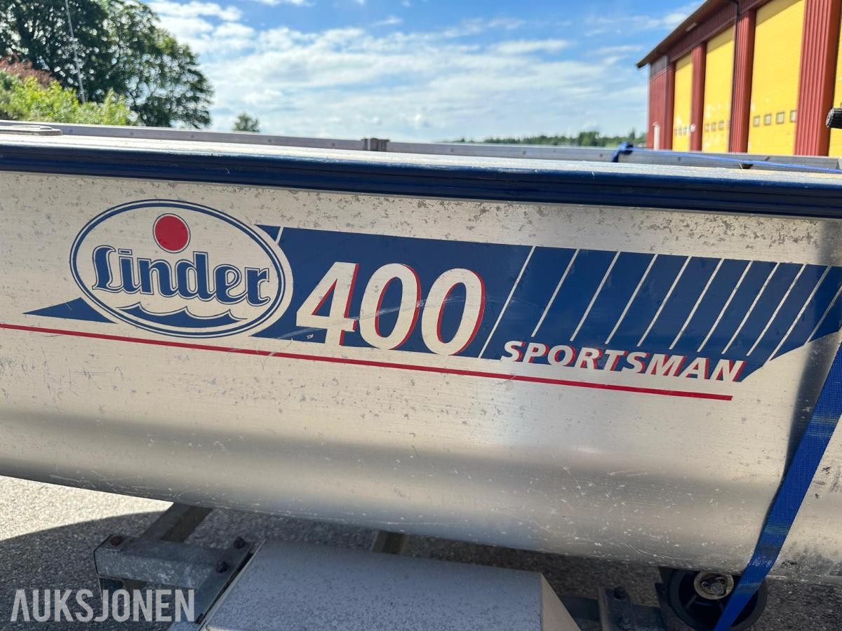 2001 Linder Sportsmann 400 båt med henger og motor